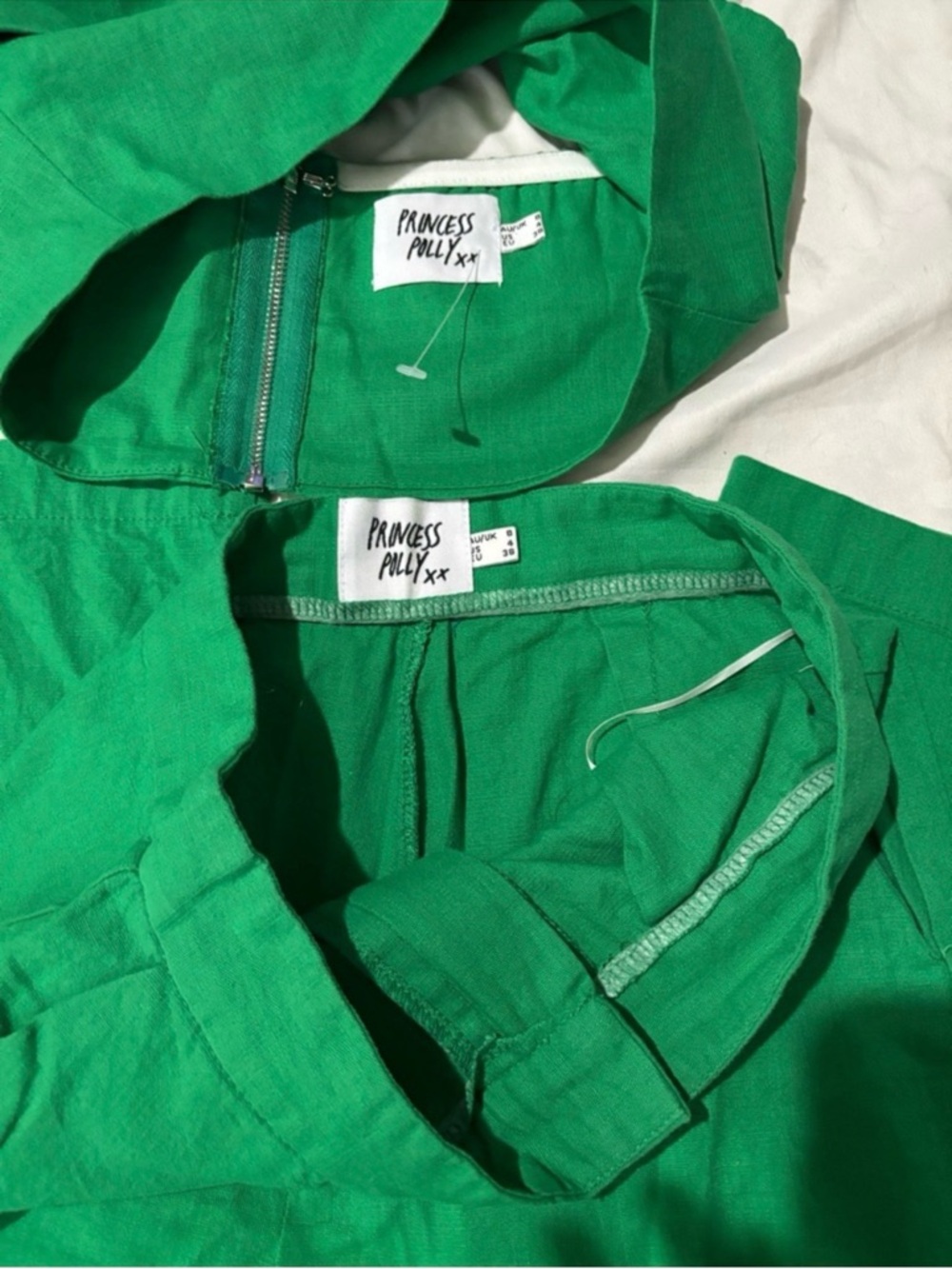 Princess Polly Emerald Green Wide Leg Pants - Picture 5 of 8